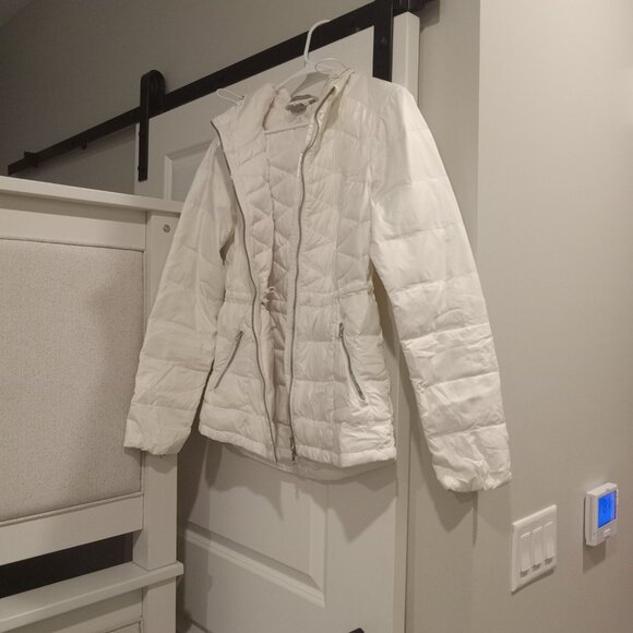 Athleta Jackets & Blazers - GREAT White Athleta Medium Coat